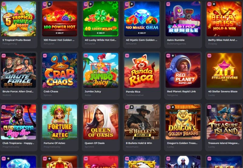 casinobello games page