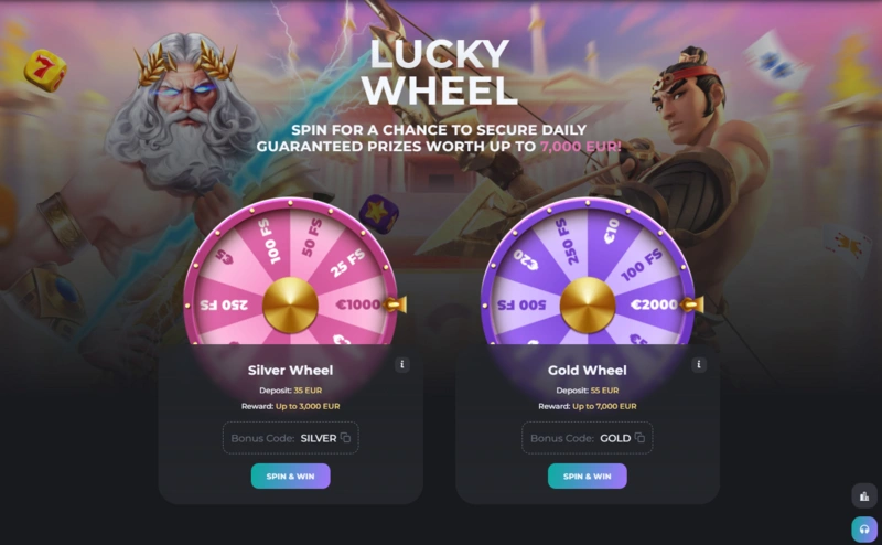 casinobello lootwheels page